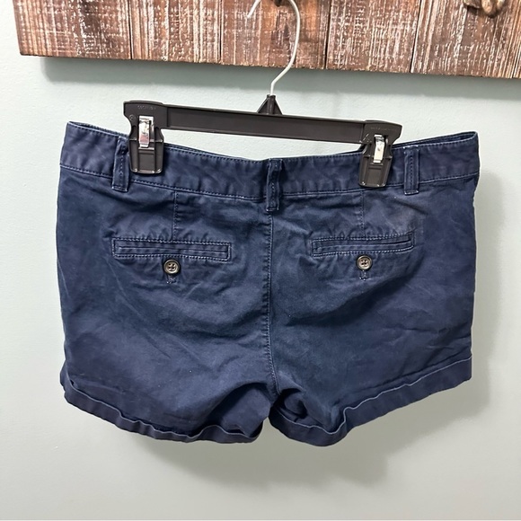 Banana Republic | City Chino Shorts | Size 4P Navy Blue - Picture 6 of 11